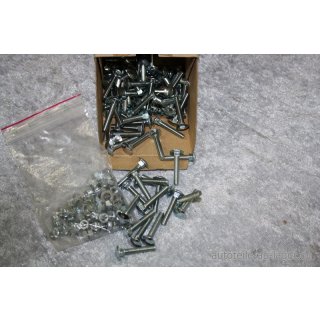Würth Schloßschrauben mit Mutter 5 x 30 ca. 40 Stück NEU 223530 #W304-814