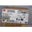 Würth Schloßschrauben mit Mutter 5 x 30 ca. 40 Stück NEU 223530 #W304-814