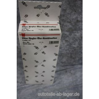 Würth Filter Regler-Öler-Kombination 2 teilig 1/4" 069900214 NEU #W331-256