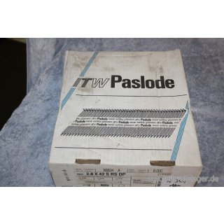 Paslode Sondernagel 2.8 x 42 S RS DP Paket ist offen ca. 1260 Stück NEU #W341-249