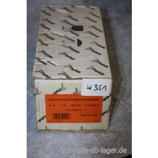 Paslode Staples Klammern S16 1 1/2 - 38 mm 10000 Stück Galvanisiert NEU 0091233 #W351