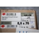 Würth Sechskantschrauben 37 Stück 8,0 x 70  NEU 0192870 #W412-810