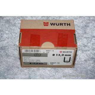 Würth Scheiben Form A 100 Stück 13 mm NEU 040712 #W419-254