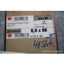 Würth Sechskantholzschrauben 41 Stück 80 x 80 NEU 0192880 #W436-248