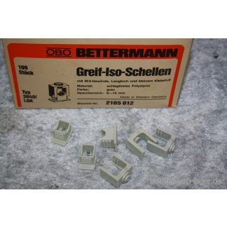 OBO Bettermann Greif-Iso-Schellen 30 Stück grau 6 - 16  mm NEU 2105012 #W457