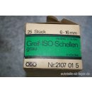 Bettermann Greif-Iso-Schellen grau 3040 2 Greif  6 - 16 mm 25 St. gebraucht  2107015 #W463