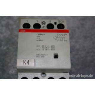ABB Schütz Fernschalter ESB63-40 gebraucht #W483-807