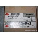 Würth Kotflügelscheiben Unterlegscheibe 74 Stück 13 x 40 x 2  NEU 04111240 #W488-815