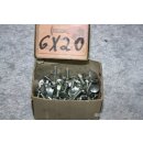 Schrauben ca. 90 Stück 6 x 2,0 NEU #W497-254