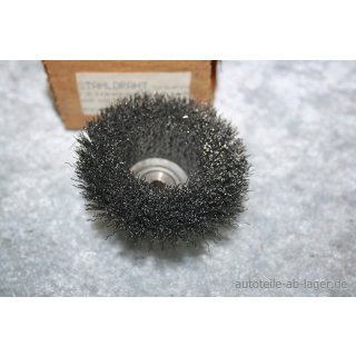 Stahldraht Topfbürste feine Handschleife 60 mm/M 8-030 NEU #W521-564