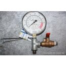 Vitaulic Anzeige mit Absperrhahn 1/4 Zoll NEU #W539