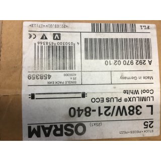 OSRAM L65W/20 S Leuchtstoffröhre Cool white NEU #W565-HO