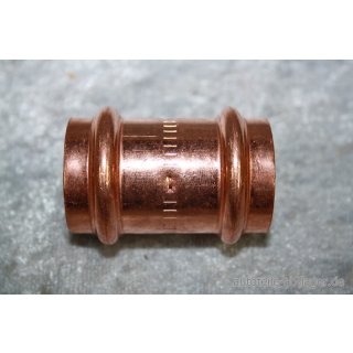 Viega-profipress-Muffe, aus Kupfer, 2415 - 18 mm VIEGA-292744 #W633-1008