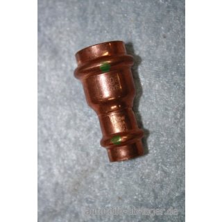 Viega-profipress-Muffe, reduziert, 2415.2 - 22x15 VIEGA-325794 NEU #W643/K642-590/591
