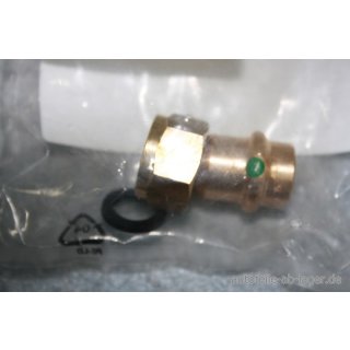 Viega-profipress-Verschraubung , aus Rotguss, flachdichtend , 15x 1/2  2263  NEU #W651/K643-1008