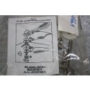 MA 01 WC-Sitz-Scharnier mit Befestigung für WC-Sitz FastFix-Mutter 400023 NEU #W661-583