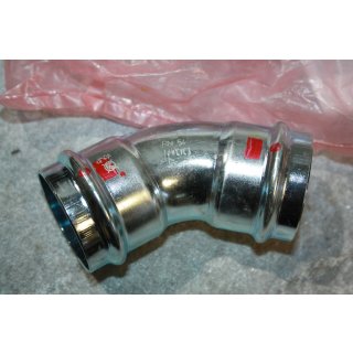 Viega Prestabo-Bogen 45°, mit SC-Contur, RN 54 Viega 558321 1126 #W734-1007-2
