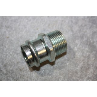 Viega Einsteckstück Prestabo verzinkt Nr. 642099 1111.1 28 mm x 1" #W747-1007-5