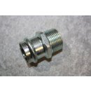 Viega Einsteckstück Prestabo verzinkt Nr. 642099 1111.1 28 mm x 1" #W747-1007-5