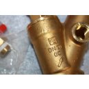 Seppelfricke Tectite Freistromvtl m E 4226.10 CR Pressms.DN 20-22 mm nichtst.Fettk.Obert. NEU #W784-1008