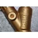 Seppelfricke Freistromventil 22mm mit V-Kontur zum Pressen ohne Entleerung NEU DVGW #W787