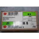 Würth Sechskantmuttern DIN 934 A2-70 M8 3228 50 Stück #W892-1013
