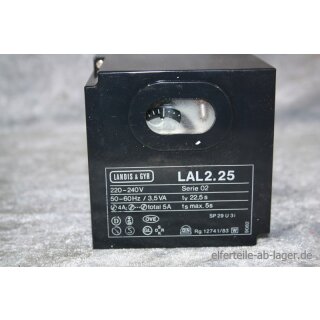 Landis & Gyr Ölfeuerungsautomat LAL2.25 Serie 02 220-240V NEU #W857
