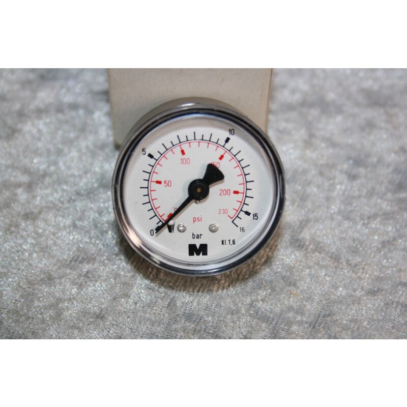 Manometer 50mm Anschluss unten, 13,54