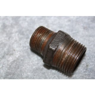 Verbindungstück Aussengewinde von 1" auf 3/4" Neuwertig #W936-1012-2