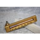 Glas-Stabthermometer Waagerecht Messing 0-60°C...
