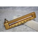 Glas-Stabthermometer Waagerecht Messing 0-60°C...