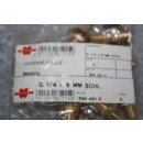 Würth Druckluft Gewindetülle TUEL-GWD-DL-MS-G1/4ZO-6MM NEU #W950-584