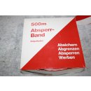 Absperrband Absichern Absperren Begrenzen rot/weiß schraffiert 500 m x 80 mm NEU #W963-561