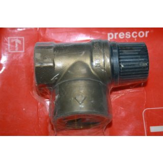 Flamco Prescor Sicherheitsventil DIN 4751 NEU #W961-1012-2
