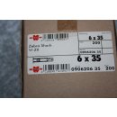 Würth Zebra Shark Dübel 6 x 35 79 Stück NEU #W988-1012-4