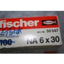 Fischer Dübel NA 6 x 30 29 Stück 50547 NEU #W981-1067K