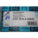 Pferd Schleifbänder KSB 3030 A 50 DIN 19 Stück NEU 42239103 #W993-1067K