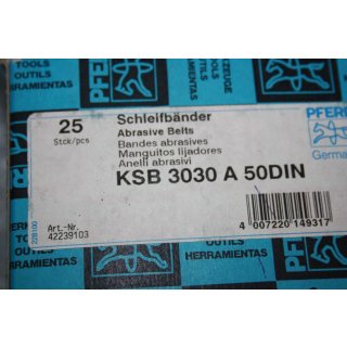 Pferd Schleifbänder KSB 3030 A 50 DIN 25 Stück NEU 42239103 #W994-1067K