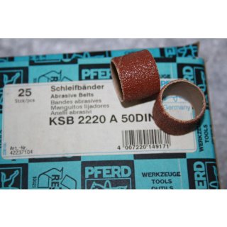 Pferd Schleifbänder KSB2220 A 50 DIN 25 Stück NEU 42237104 #W995-1067K