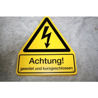 Warnschild Hochspannung Lebensgefahr 70 321 31 200 NEU 7503 #W1011-K7