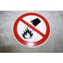 Alu Warnschild nicht mit Wasser löschen NEU 3005/...