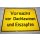 Alu Warnschild Vorsicht Hochspannung Lebensgefahr 400 x 290 mm NEU #W1018-K7