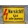 Alu-Präge Warnschild 20x30 cm Vorsicht Kabel unter Spannung NEU 246#W1020-K7