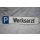 Alu Parkplatzschild Werksarzt NEU #W1028-K7