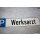 Alu Parkplatzschild Werksarzt NEU #W1028-K7