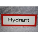 Alu Schild Hydrant 145 10,5 x 29,7 cm NEU #W1029-K7