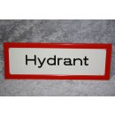 Alu Schild Hydrant 145 10,5 x 29,7 cm NEU #W1029-K7