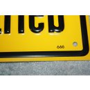 Alu Schild Aufzug außer Betrieb 666 NEU #W1032-K7