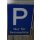 Aluschild Parkplatz nur für Werksangehörige 40 cm x 60 cm NEU #W1035-01078