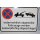 Aluminium Schild widerrechtlich abgestellte Fahrzeuge 40x60 cm glatte Oberfläche 2 mm ungeprägt zur Pfostenmontage geeignet #W1036-01078